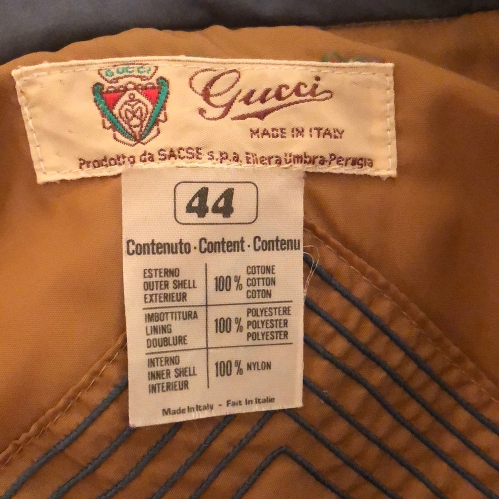 Gucci Zipper Vest W/ 3 Outer Pockets View 5